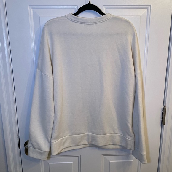 OAK + FORT - Oversized Cream Coloured Crewneck - Picture 3 of 4